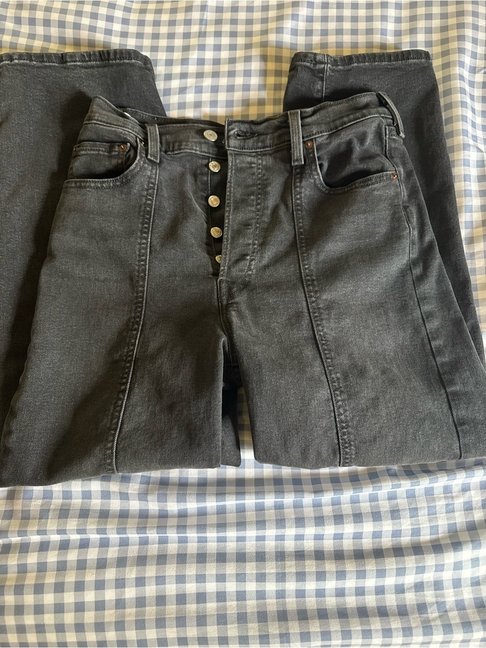 Women’s Levi’s Ankle Straight Black Jeans